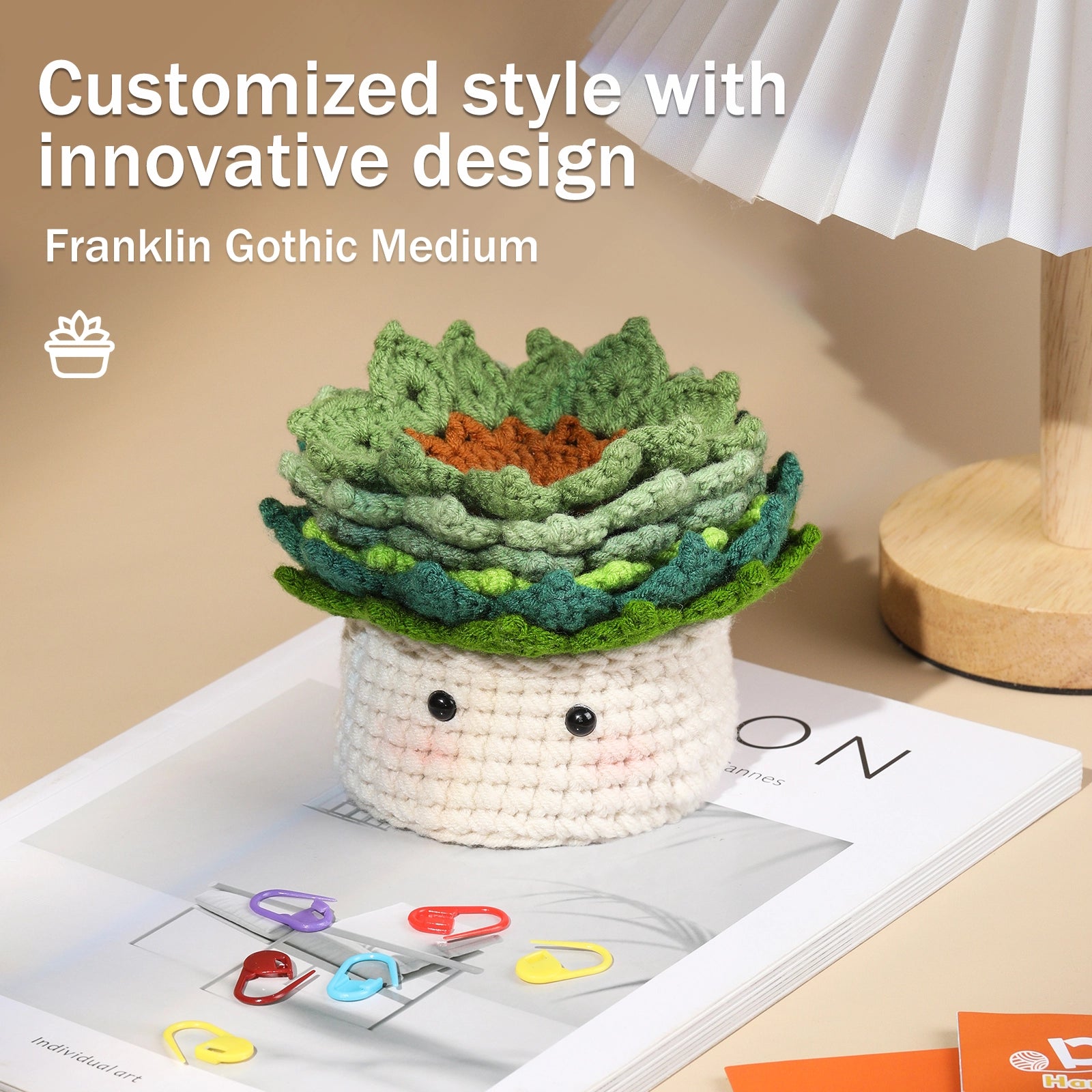 Suzy Succulent Crochet Kit