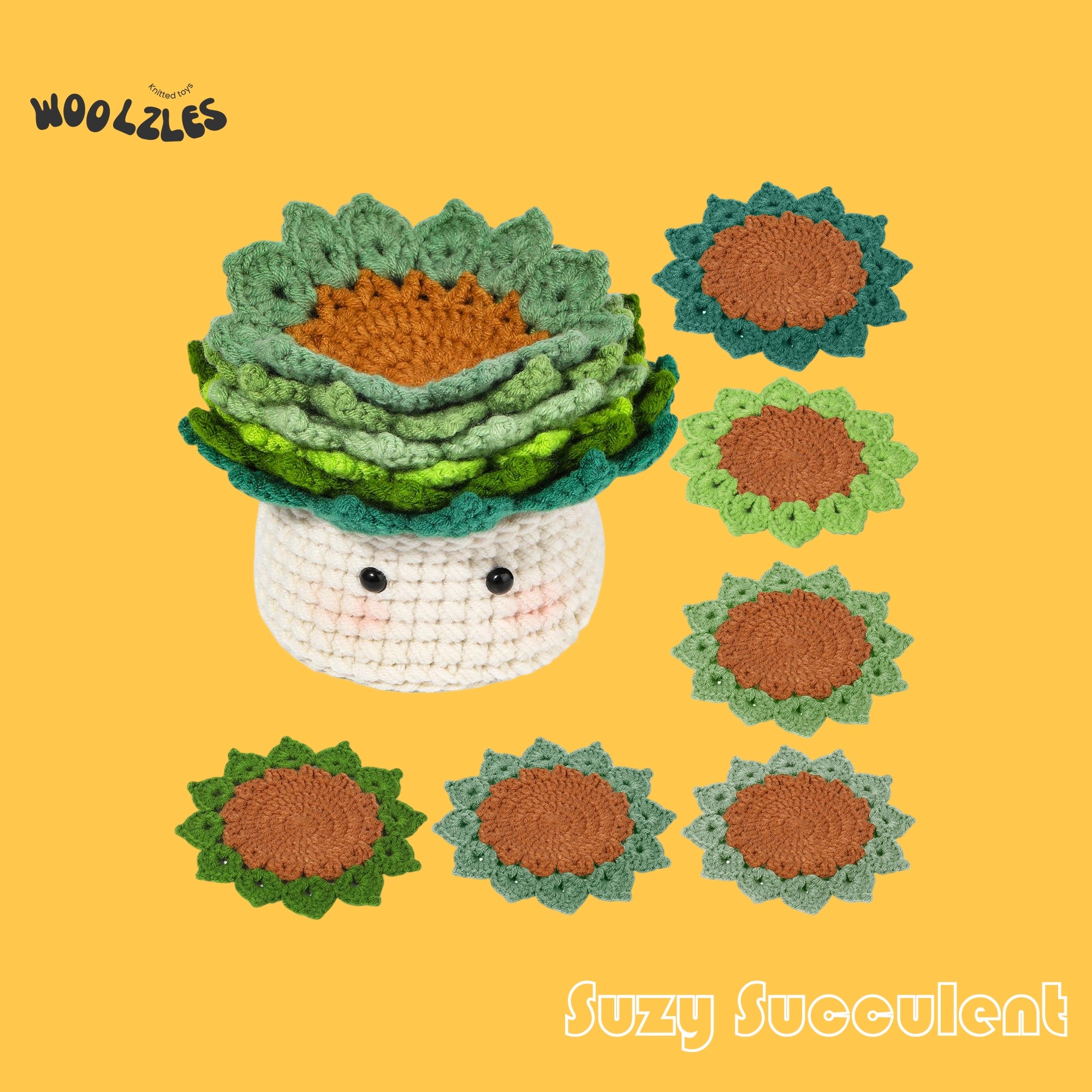 Suzy Succulent Crochet Kit